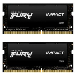 KINGSTON Memory KF432S20IBK2/64 ,FURY Impact DDR4 SODIMM, 3200MT/s,  KIT OF 2  2X32GB