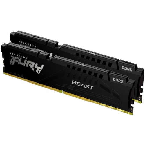 KINGSTON Memory KF556C36BBE2K2-64  FURY Beast Black DDR5, 5600MT/s, 64GB kit of 2