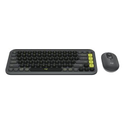 LOGITECH Keyboard/Mouse POP Icon Combo Graphite