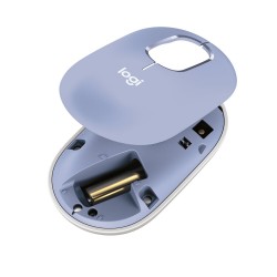 LOGITECH Mouse POP Wireless With Emoji Button Lilac