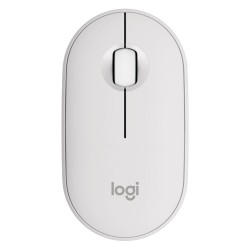LOGITECH Mouse Wireless M350s White