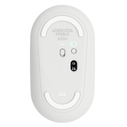 LOGITECH Mouse Wireless M350s White