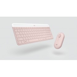 LOGITECH Keyboard/Mouse Wireless MK470 Rose