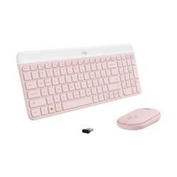 LOGITECH Keyboard/Mouse Wireless MK470 Rose