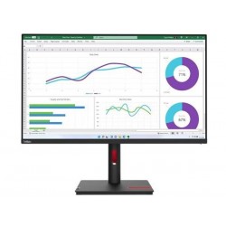 LENOVO Monitor ThinkVision T32h-30 31.5" QHD IPS, HDMI, Display Port, USB, USB-C, Height Adjustable, 3YearsW
