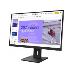 LENOVO Monitor ThinkVision E27Q-40 27" QHD IPS, HDMi, Display Port,Speakers, 3Years