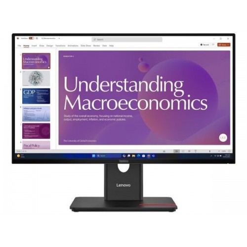 LENOVO Monitor ThinkVision T24D-40 23.8" FHD IPS, HDMi, Display Port,USB-C,USB, Height adjustable,Speakers, 3YearsW