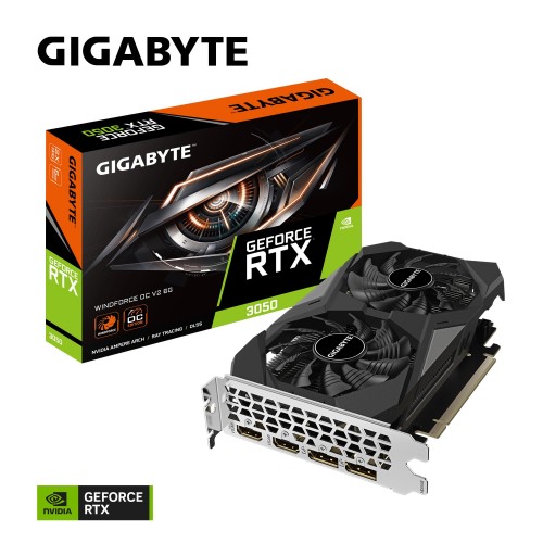 GIGABYTE VGA GV-N3050WF2OCV2-6GD, 6GB , GDDR6