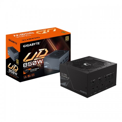 GIGABYTE Power Supply Ultra Durable 850W Fully Modular 80+Plus GOLD, PCIe Gen 5.0 graphics card Support