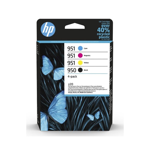 HP Μελάνι Inkjet 950 951 4-Pack Black CMY (6ZC65AE) (HP6ZC65AE)