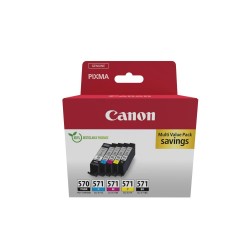 Canon Μελάνι Inkjet PGI-570 CLI-571 Ink 5 Colours (0372C006) (CANCLI-571MP)