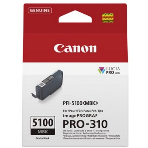 Canon Μελάνι Inkjet PFI-5100 Matte Black (6951C001) (CANPFI-5100MBK) *