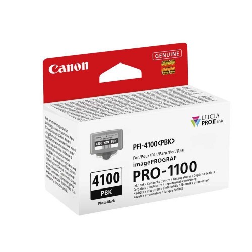 Canon Μελάνι Inkjet PFI4100PBK Photo Black (6777C001) (CANPFI-4100PBK) *