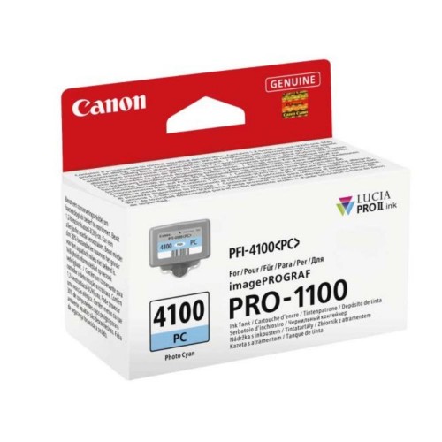 Canon Μελάνι Inkjet PFI4100PC Photo Cyan (6781C001) (CANPFI-4100PC) *