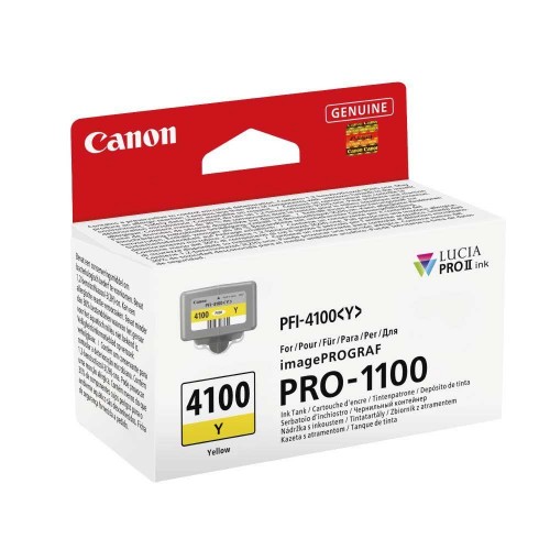 Canon Μελάνι Inkjet PFI4100Y Yellow (6780C001) (CANPFI-4100Y) *