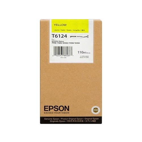 Epson Μελάνι Inkjet T6114 Yellow (C13T611400) (EPST611400)