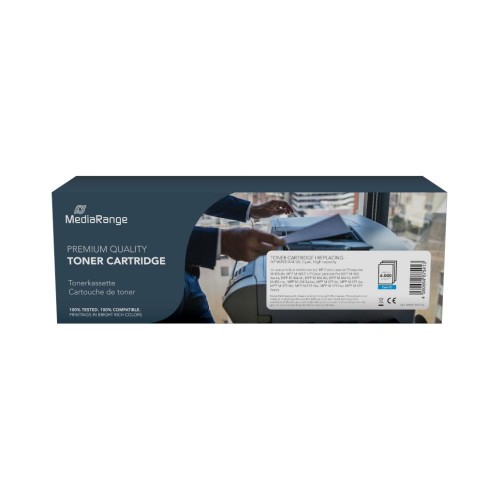 MediaRange Toner Cartridge for printers using HP® W2031X 415X High Capacity Cyan (MRHPT2031CXL)