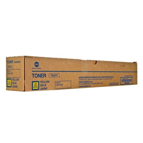 KONICA MINOLTA BIZHUB C227 287 TONER YELLOW (A8K3250) (MINTN221Y)