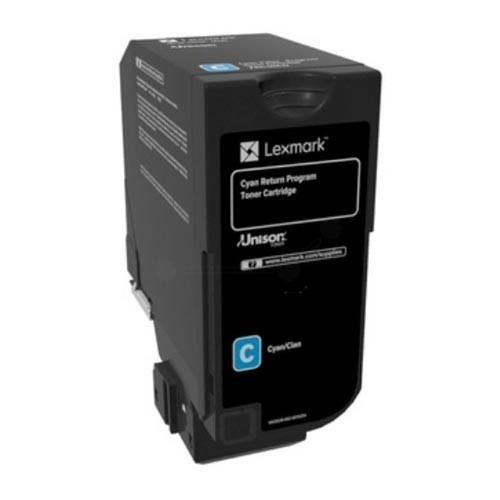 LEXMARK CS720 CS725 CX725 CYAN RET. P. TONER CRTR (74C20C0) (LEX74C20C0)