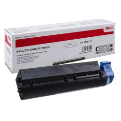 OKI B432 B512 MB492 MB562 TONER BLACK EHC 12k (45807111) (OKI-B432-B)