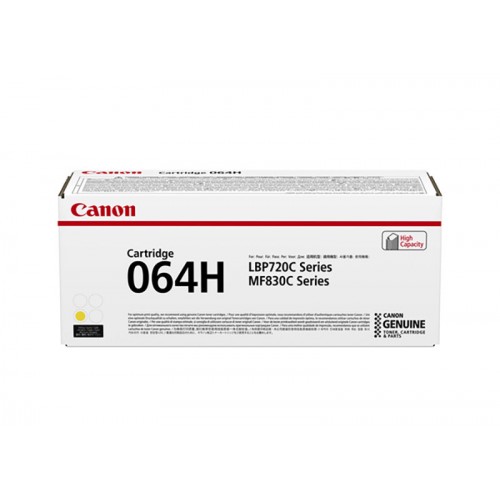Canon LBP722Cdw MF 832CdwSERIES TONER YELLOW HC (4932C001) (CAN-064YH)
