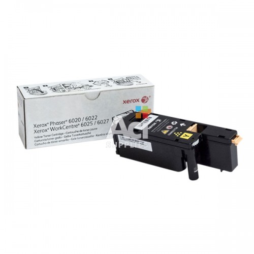 XEROX PHASER 6020 6022, WC 6025 6027 YELLOW TONER (1k) (106R02758) (XER106R02758)