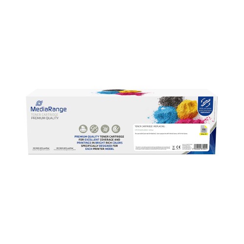 Toner MEDIARANGE Συμβατό για Εκτυπωτές HP (Yellow) (CF532A 205A) (MRHPTCF532A)