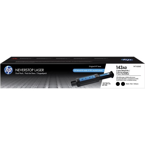 HP 143AD Neverstop Toner Reload Kit 2-Pack (W1143AD) (HPW1143AD)