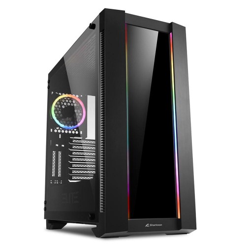 Sharkoon Elite Shark CA200G Gaming Midi Tower Κουτί Υπολογιστή με Πλαϊνό Παράθυρο και RGB Φω