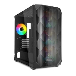 Sharkoon MK3 RGB (schwarz, Tempered Glass)