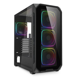 Sharkoon AK5G RGB (schwarz, Tempered Glass x 2)