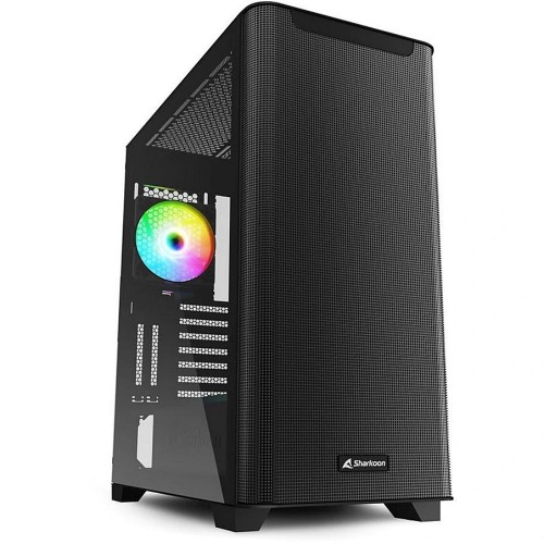 Sharkoon M30 RGB Gaming Midi Tower Κουτί Υπολογιστή με Πλαϊνό Παράθυρο Μαύρο (M30RGB ) (SHRM