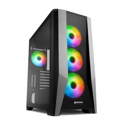 Sharkoon TG7M RGB Gaming Midi Tower Κουτί Υπολογιστή με Πλαϊνό Παράθυρο Μαύρο (TG7M) (SHRTG7