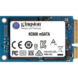 Kingston KC600 SSD 1TB mSATA III (SKC600MS 1024G) (KINSKC600MS-1024G)