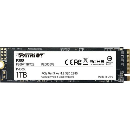 Patriot SSD P300 1TB M.2 PCIe 3.0 NVME (P300P1TBM28) (PATRP300P1TBM28)