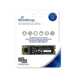 MediaRange Internal M.2 2280 solid state drive, SATA 6 Gb s, 512GB (MR1023)