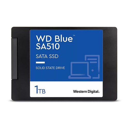 Western Digital Blue SA510 SATA SSD 1TB 2.5” 7mm Cased (WDS100T3B0A)