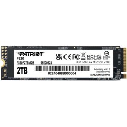 Patriot P320 2 TB PCIe 3.0 x4 NVMe 1.3 M.2 2280 (P320P2TBM28) (PATRP320P2TBM28)
