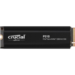 Crucial P310 Gen4 2280 2TB NVMe PCIe M.2 SSD mit Heatsink (CT2000P310SSD5) (CRUCT2000P310SSD5)