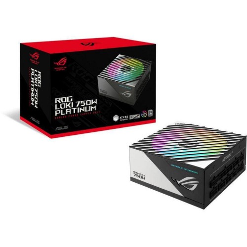 ASUS ROG Loki SFX-L 750W Platinum power supply unit 20 4 pin ATX Black, Silver (90YE00N4-B0NA00) (ASU90YE00N4-B0NA00)