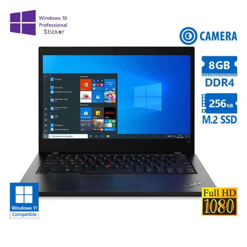 Lenovo (A-) ThinkPad L14 Gen 1 i5-10210U/14``FHD/8GB DDR4/256GB M.2 SSD/No ODD/Camera/10P Grade A- R
