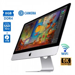 Apple iMac 18,3 A1419 (Mid 2017) WiFi w/Monitor 27``5K/i5-7600/8GB DDR4/32GB PCIe SSD &amp 1TB/No ODD/C