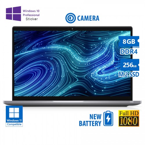 Dell Latitude 7420 Silver i5-1145G7/14``FHD/8GB DDR4/256GB M.2 SSD/No ODD/Camera/New Battery/10P Gra