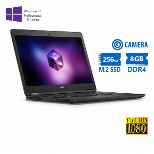Dell Latitude E7470 i7-6600U/14”FHD/8GB DDR4/256GB M.2 SSD/No ODD/Camera/10P Grade A Refurbished Lap
