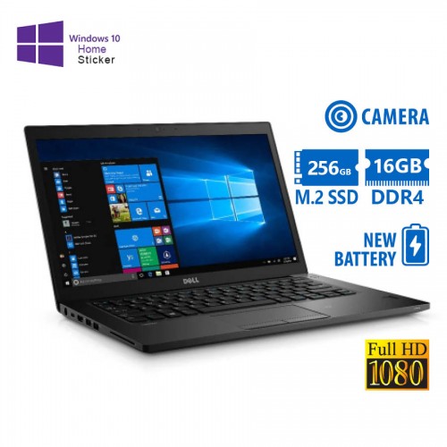Dell Latitude 7480 i7-7600U/14``FHD/16GB DDR4/256GB M.2 SSD/No ODD/Camera/New Battery/10H Grade A Re