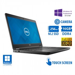 Dell Latitude 5490 i7-8650U/14``FHD Touchscreen/16GB DDR4/256GB M.2 SSD/No ODD/Camera/10P Grade A Re