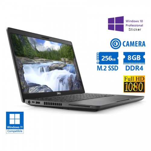 Dell (A-) Latitude 5400 i5-8365U/14``FHD/8GB DDR4/256GB M.2 SSD/No ODD/Camera/10P Grade A- Refurbish