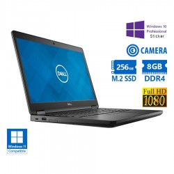 Dell (A-) Latitude 5490 i5-8350U/14``FHD/8GB DDR4/256GB M.2 SSD/No ODD/Camera/10P Grade A- Refurbish