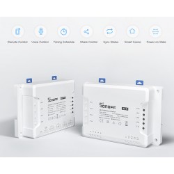 SONOFF Smart Διακόπτης 4CH PRO R3, 4 θέσεων, 40A, RF control, λευκός