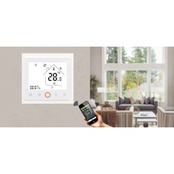 Smart θερμοστάτης αερίου BHT-002-GCLW, WiFi, λευκός
